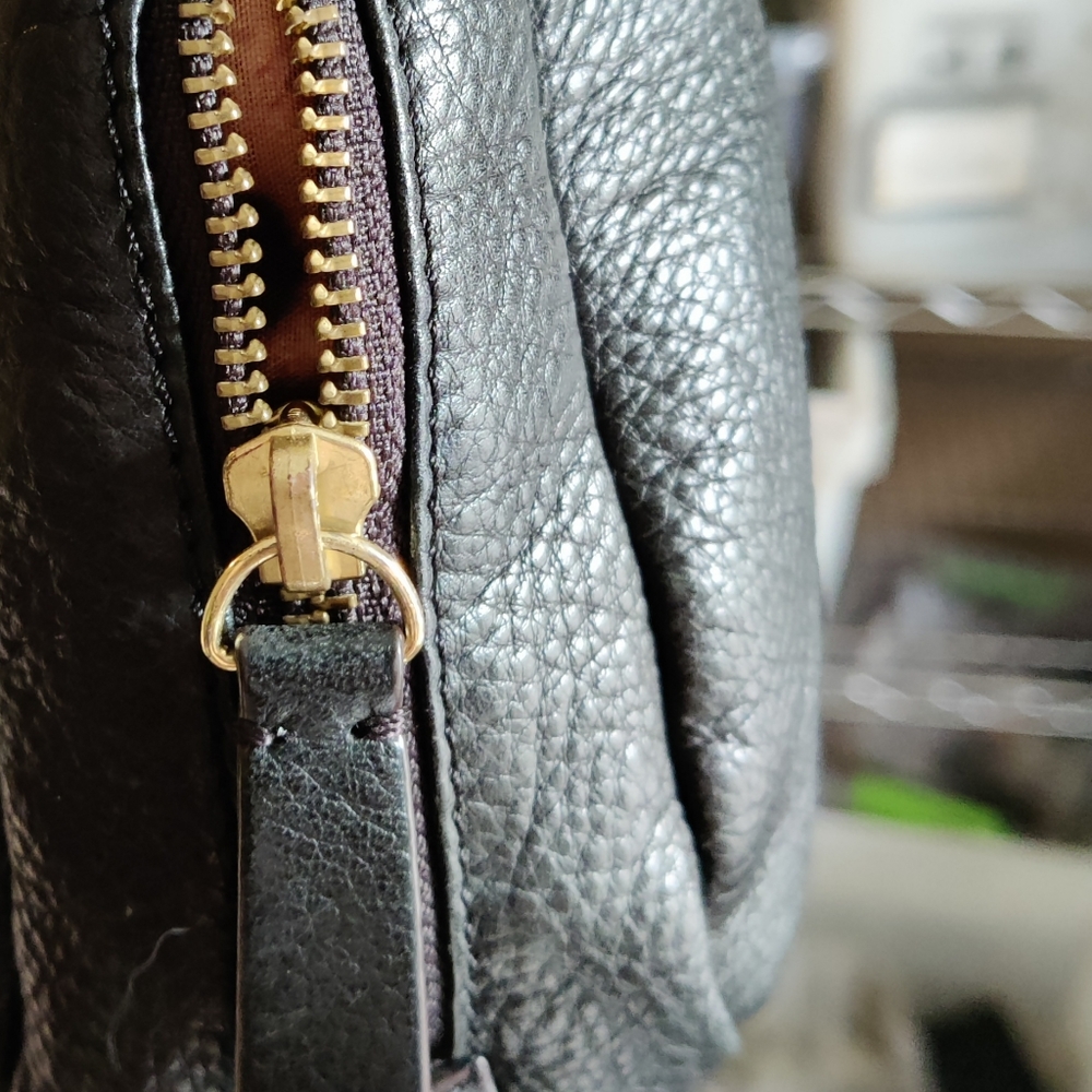 B. Makowsky Boho Leather Hobo Bag - Picture 5 of 5